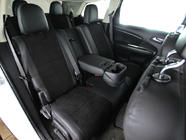 Dodge Journey 2008–2020 Potahy sedadel z ekokůže + látky + Alcantary Antara A001 (3 řady) fotografie 4