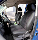 Volkswagen Caddy 2010–2015 Autopotahy eko kůže + látka + alcantara Antara A001b (celý interiér) fotografie 11