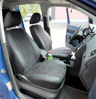 Volkswagen Caddy 2010–2015 Autopotahy eko kůže + látka + alcantara Antara A001b (celý interiér) fotografie 1