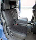Volkswagen Caddy 2010–2015 Autopotahy eko kůže + látka + alcantara Antara A001b (celý interiér) fotografie 9