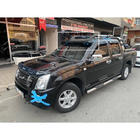 Isuzu D-Max 2011–2019 Sluneční clona na čelní sklo v rámu V1 (černý lesk, 5 mm) fotografie 1