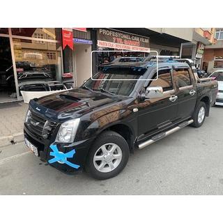 Sluneční clona na čelní sklo v rámu V1 (černý lesk, 5 mm) Isuzu D-Max 2011–2019 fotografie 1