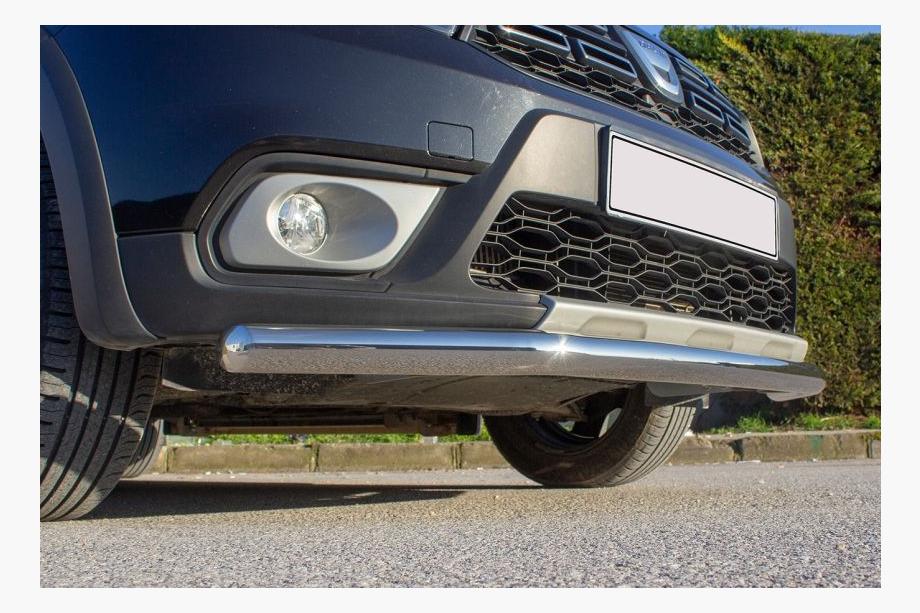 Dacia Sandero 2013–2020 Přední ochranný rám Texas (60 mm, nerez) Fotografie 1
