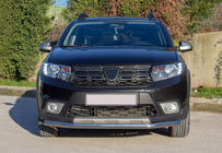 Renault Sandero 2013–2022 Přední ochranný rám Texas (60 mm, nerez) fotografie 1