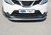 Nissan Qashqai 2014–2021 Přední ochranný rám Texas pro 2014-2017 (60 mm, nerez) fotografie 1