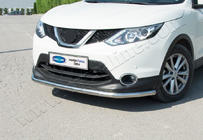 Nissan Qashqai 2014–2021 Přední ochranný rám Texas pro 2014-2017 (60 mm, nerez) fotografie 2