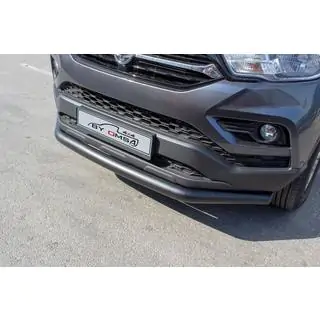 Přední ochranný rám Texas (76 mm, černý) SsangYong Musso ІІ 2018– fotografie 1