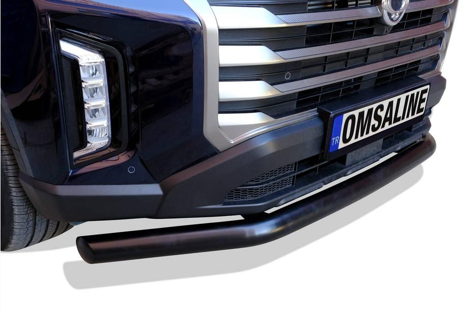 SsangYong Musso II 2018– Přední ochranný rám Texas (76 mm, černý) Fotografie 2