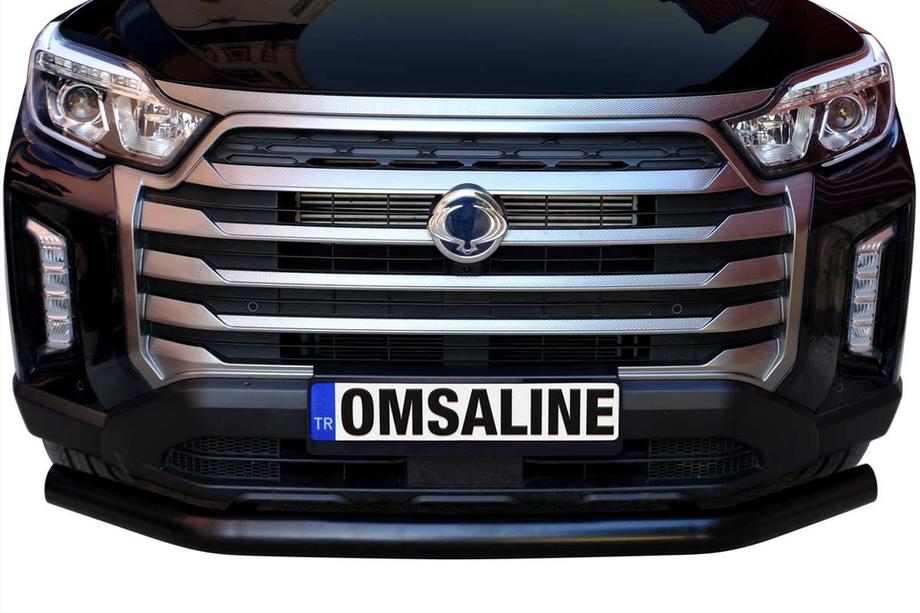 SsangYong Musso II 2018– Přední ochranný rám Texas (76 mm, černý) Fotografie 3