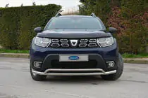 Dacia Duster 2018–2024 Přední ochranný rám Vegas (60/42 mm, nerez) fotografie 3