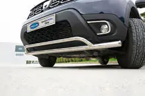 Dacia Duster 2018–2024 Přední ochranný rám Vegas (60/42 mm, nerez) fotografie 2