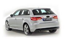 Audi A3 2012–2020 Lišta nad SPZ HB (nerez) fotografie 1