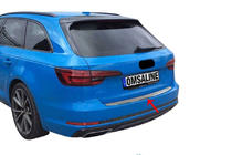 Audi A4 B9 2015–2024 Chromová lišta na zadní nárazník OmsaLine (Avant, nerez) fotografie 1