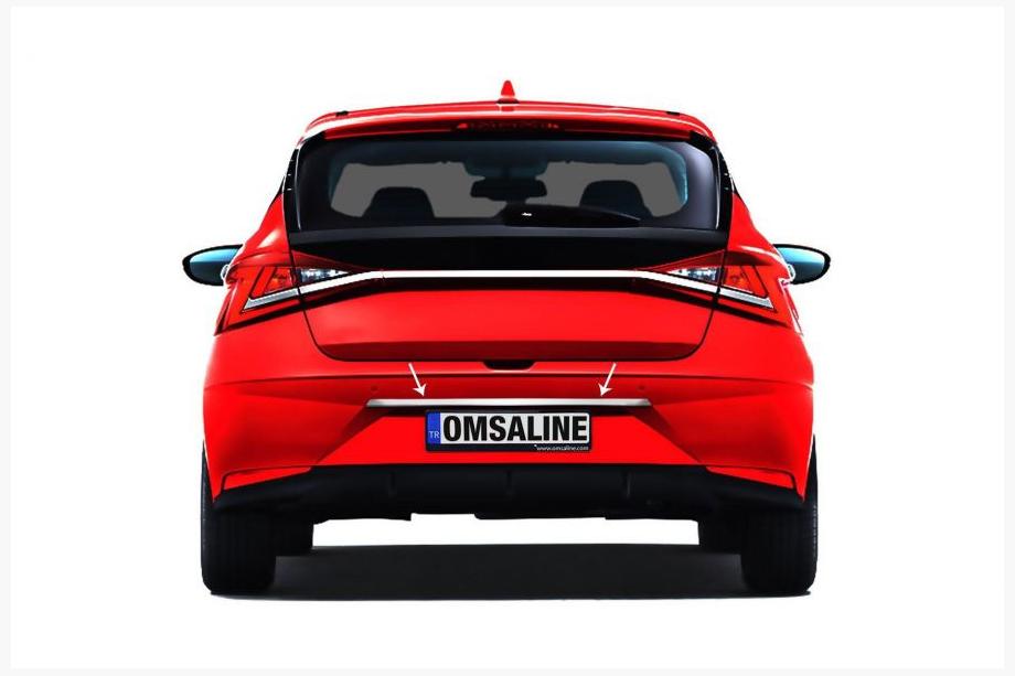 Hyundai I-20 2020– Chromová lišta nad SPZ OmsaLine (nerez) Image