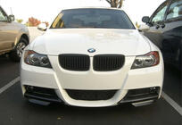 BMW řady 3 E90/E91 2005–2011 Přední lip nástavce Flap DPT (pro E90 M-Sport 2005-2008, černý lesk, 2 ks) fotografie 3