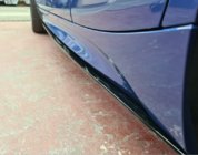 BMW řada 3 F30/F31 2012–2019 Černé kryty prahů (203 cm, OmsaLine) fotografie 1