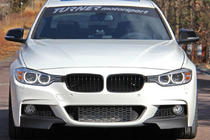 BMW řada 3 F30/F31 2012–2019 Přední lip spoiler Flap (černý) fotografie 1