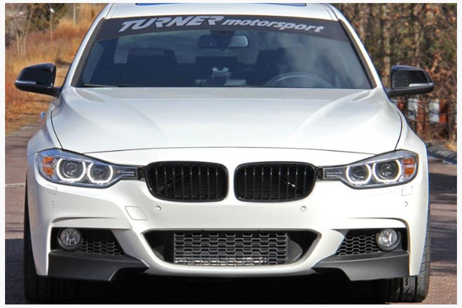 BMW řada 3 F30/F31 2012–2019 Přední lip spoiler Flap (černý) Image