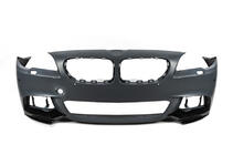 BMW řada 5 F10/F11 2010–2016 Přední spoilerový lip na nárazník DPT Flap (pro M-Performance, lesklá černá) fotografie 7
