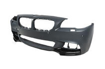 BMW řada 5 F10/F11 2010–2016 Přední spoilerový lip na nárazník DPT Flap (pro M-Performance, lesklá černá) fotografie 13