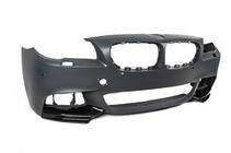 BMW řada 5 F10/F11 2010–2016 Přední spoilerový lip na nárazník DPT Flap (pro M-Performance, lesklá černá) fotografie 14