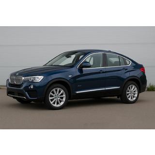 Nerezové lišty na dveře (4 ks) BMW X4 F26 2014–2018 fotografie 1