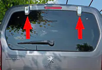 Citroen Berlingo/Multispace 2018– Krytky na panty zadních dveří (2 ks, nerez) fotografie 1
