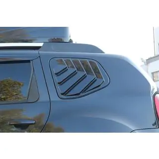 Kryty zadních oken EuroCap (2 ks, ABS) Renault Duster 2008–2017 fotografie 3