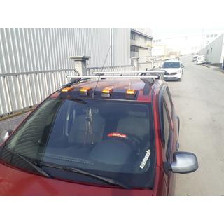 Kšilt čelního skla (LED, černý mat) Dacia Sandero 2007–2013 fotografie 1