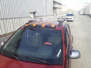 Renault Sandero 2007–2013 Kšilt čelního skla (LED, černý mat) fotografie 1