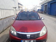Renault Sandero 2007–2013 Kšilt čelního skla (LED, černý mat) fotografie 2