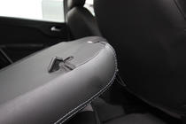Citroen C-Elysee 2013–2022 Autopotahy eko kůže + tkanina + alcantara Antara A0010 (kompletní sada) fotografie 13