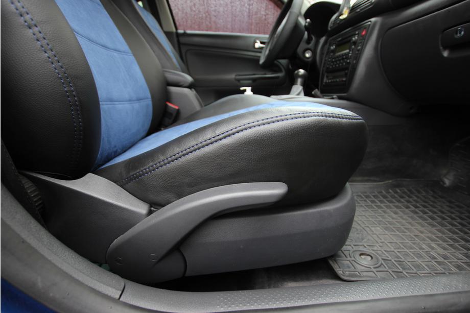 Volkswagen Passat B5 1997–2005 Autopotahy eko kůže + látka + Alcantara Antara A006 (kompletní sada do celého interiéru) Fotografie 11
