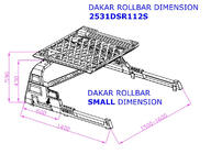 Mitsubishi L200 2015–2024 Rollbar s košem Dakar fotografie 4