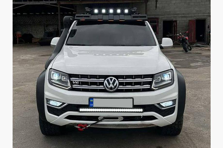 Držák LED světla na střešní koš Dakar Fotografie 3