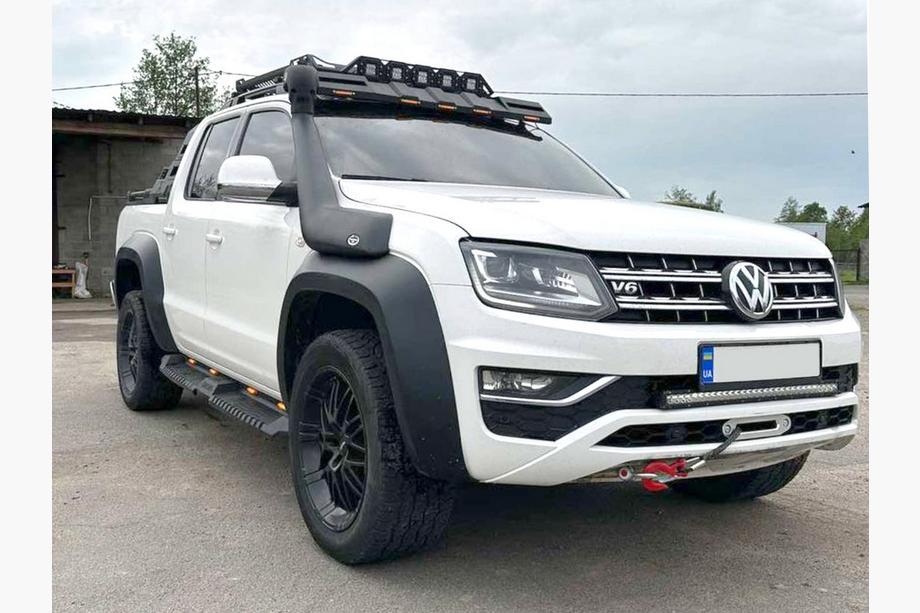 Držák LED světla na střešní koš Dakar Fotografie 2