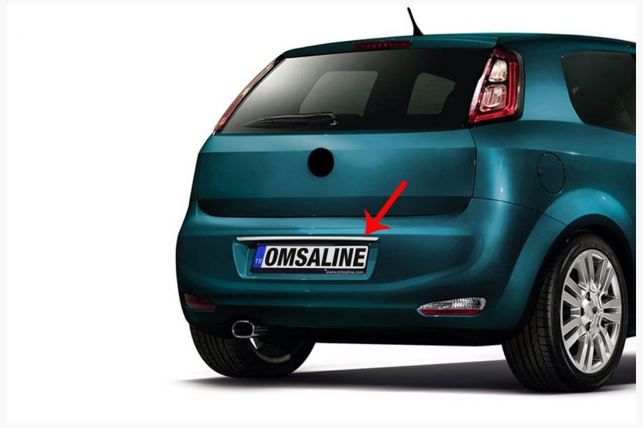 Fiat Punto Grande/EVO 2006–2018 Chromová lišta nad SPZ (nerez) Image