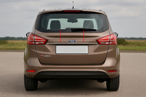 Ford B-Max 2012–2017 Chromová lišta nad SPZ (nerez) fotografie 1
