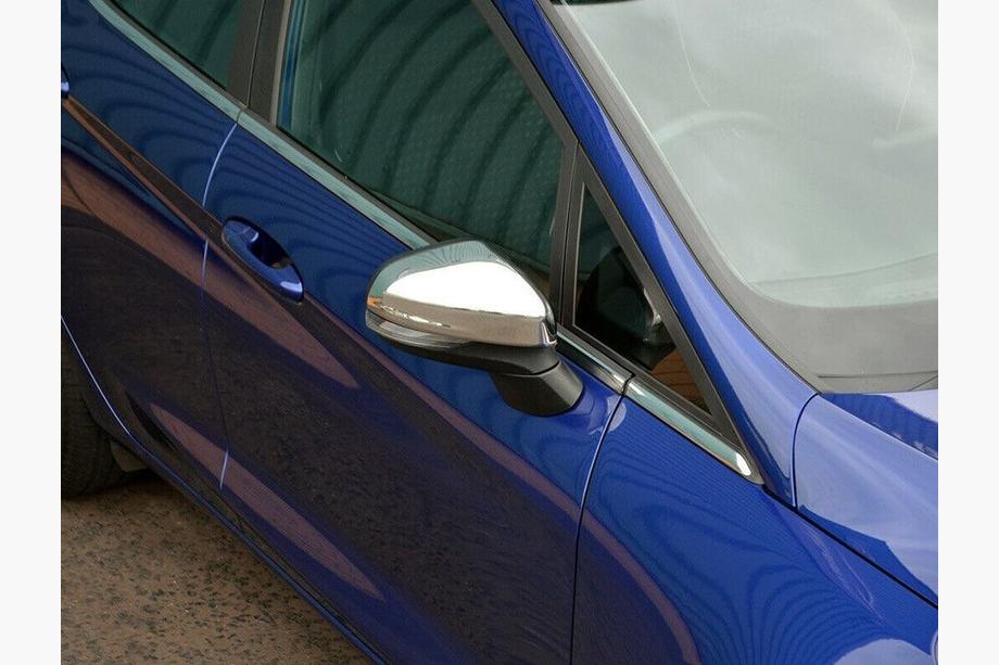 Ford Fiesta 2017– Chromové kryty zpětných zrcátek (2 ks, nerez) Image
