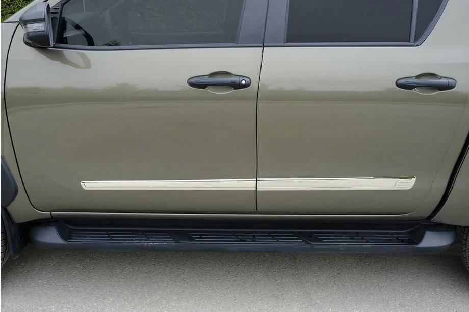 Ford Ranger 2011–2022 Nerezové lišty na dveře (4 ks) Image