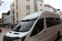 Ford Transit 2014– Deflektor čelního skla V2 (2019+, lepený, k lakování) fotografie 2