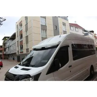 Deflektor čelního skla V2 (2019+, lepený, k lakování) Ford Transit 2014– fotografie 2