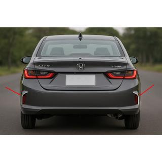 Nerezové rámečky odrazek zadního nárazníku SD (2 ks) Honda City 2021– fotografie 1