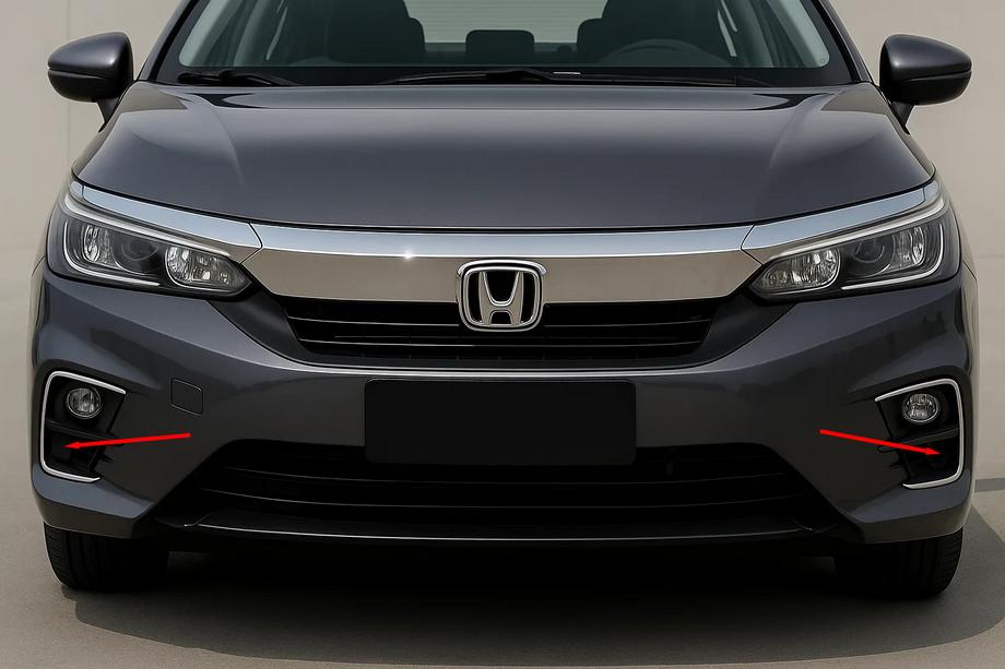 Honda City 2021– Nerezové rámečky mlhovek SD (2 ks) Image
