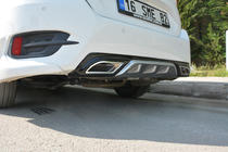 Honda Civic Sedan X 2016–2021 Difuzor zadního nárazníku (Meliset, v barvě) fotografie 1
