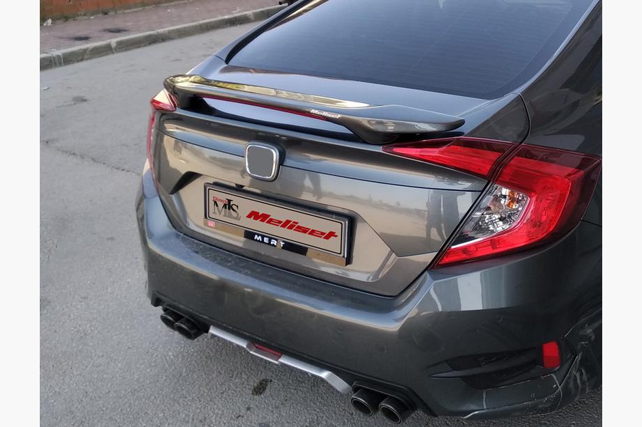 Honda Civic Sedan X 2016–2021 Spoiler Isikli (k lakování) Image