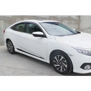 Dveřní lišty (4 ks, černé) Honda Civic Sedan X 2016–2021 fotografie 1