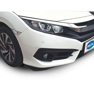 Flap nástavce na přední nárazník (2 ks, černé) Honda Civic Sedan X 2016–2021 fotografie 1
