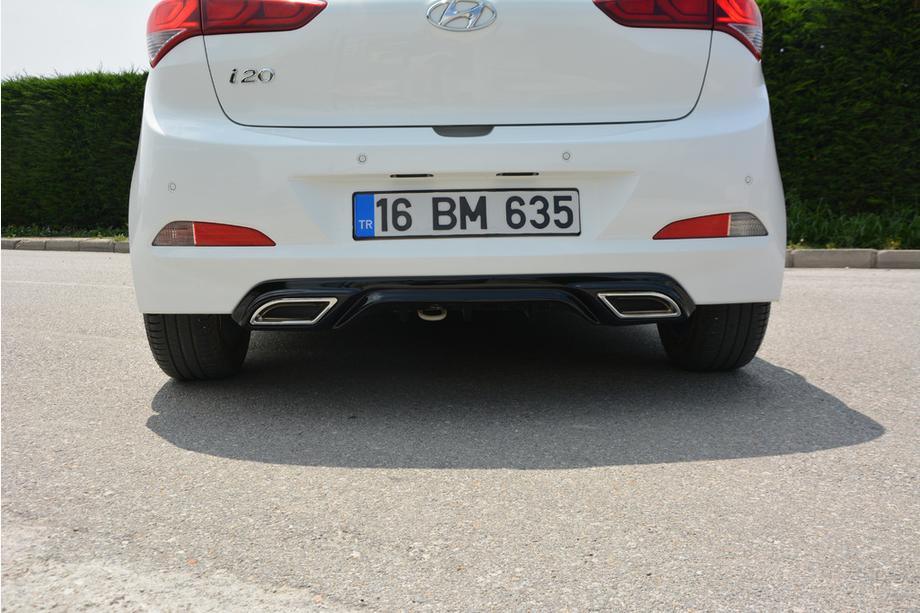 Hyundai I-20 2014–2020 Zadní difuzor Meliset (k lakování) Image