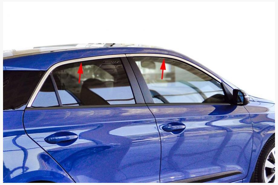 Hyundai I-20 2014–2020 Horní okenní lišty (4 ks, nerez) Image